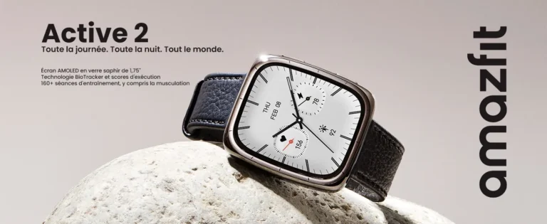 amazfit active 2 premium banniere