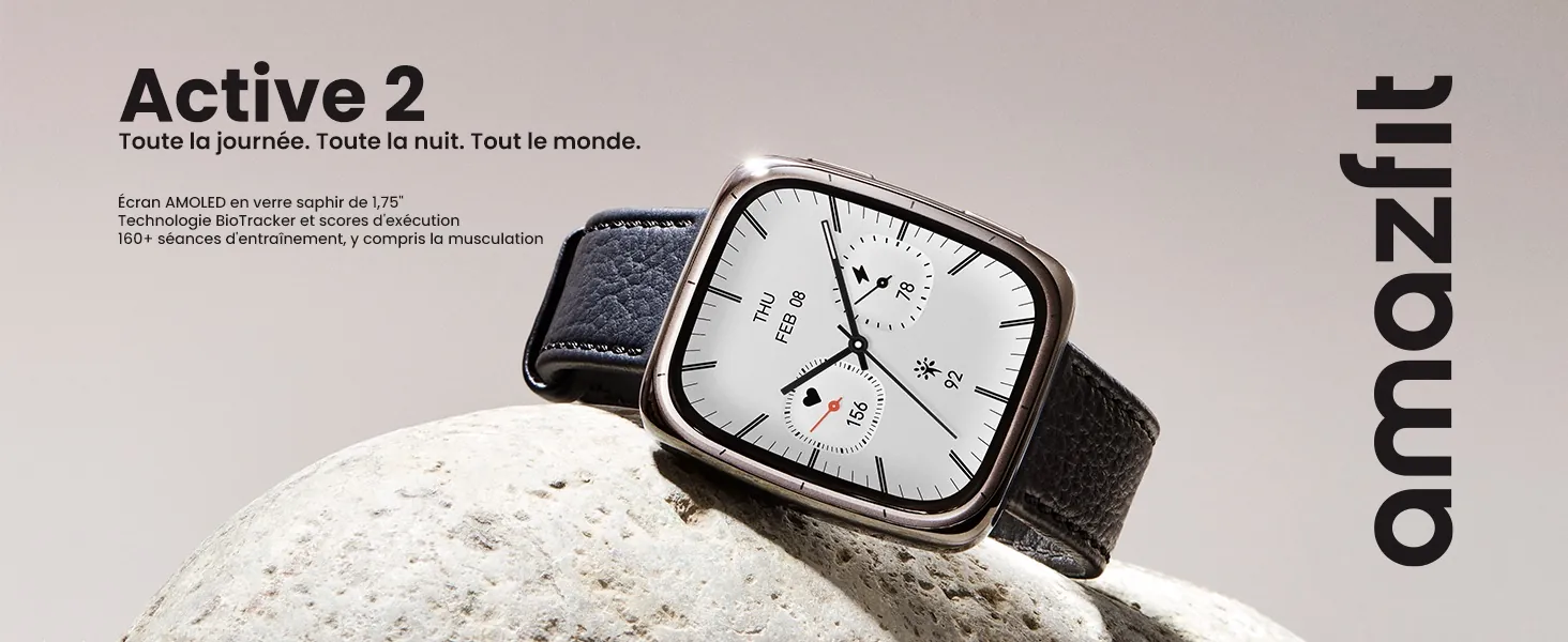 amazfit active 2 premium banniere